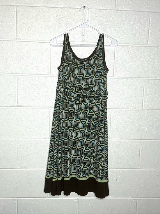 Studio I Dresses & Skirts - < Vintage Studio I Retro Geometric Pattern Midi Dress Size 10 >